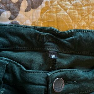 Cut from the cloth dark green stretch pants size 10